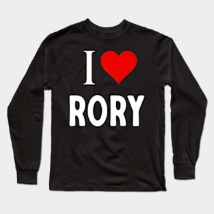 I Love Rory Long Sleeve T-Shirt